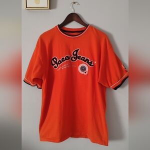 Paco Jeans Men's Vibrant Orange Tee